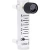 CNBTR Oxygen Flow Meter 0-5 LPM Acylic Flowmeter Gas Acrylic Metal Fitting for Oxygen Air Gas Conectrator