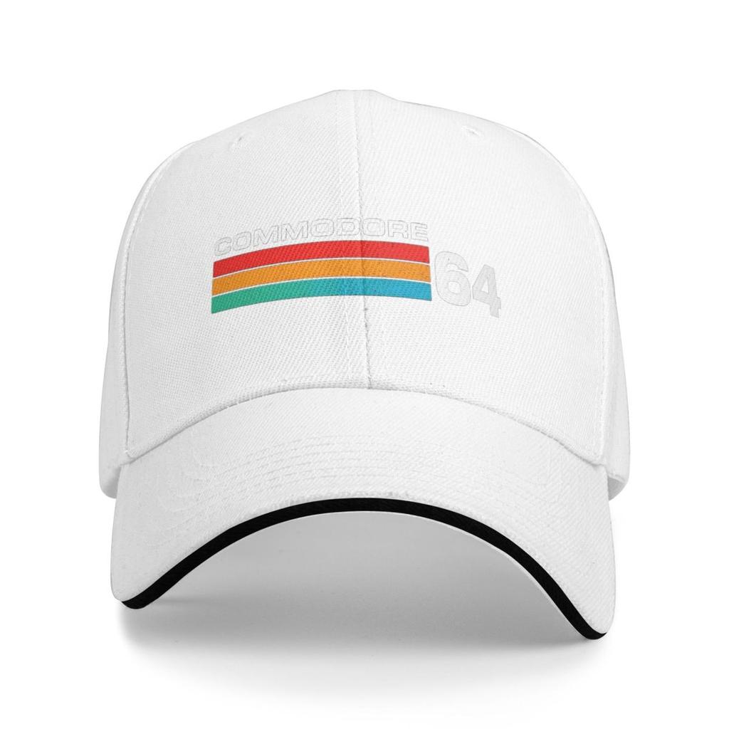 Commodore 64 Logo Baseball Caps Snapback Baseball Hats Breathable Casual Casquette Outdoor Unisex