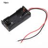 10pcs 2x 3x AAA Battery Holder Battery Power Case Plastic Box with Wire Lead