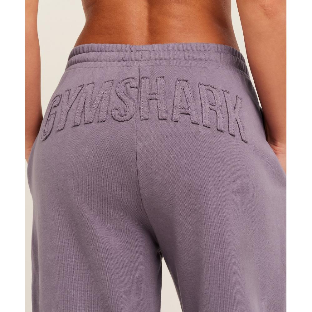Gymshark Power Washed Joggers Dusk Purple   Acid Wash Small Ball B4c2h Pclw