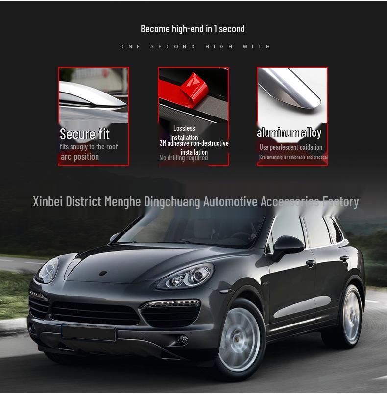 Roof Rack for Cayenne: Fits 2018, 2020, and 2022 Models