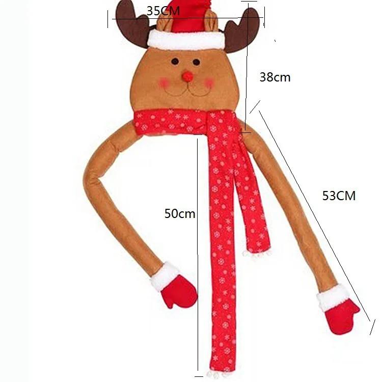 Christmas Decoration Supplies Christmas Tree Top Star Santa Claus Christmas Snowman Christmas Deer Tree Top Decoration Supplies