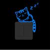 1PC Children's Switch Stickers Luminous Light Stickers Kid Room Decor Fairy Stars Cats PVC Stickers
