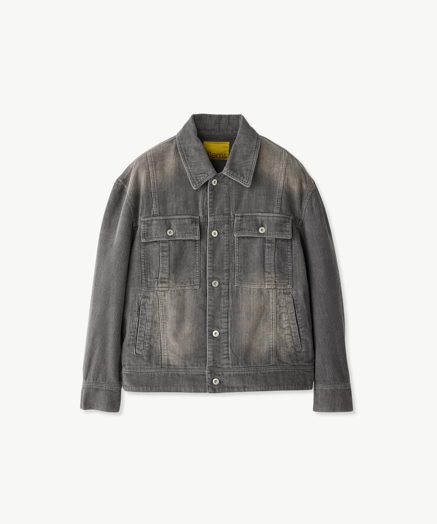 STCO Diems Washed Corduroy Trucker_Grey (Oversized)_Djpvd64Osg