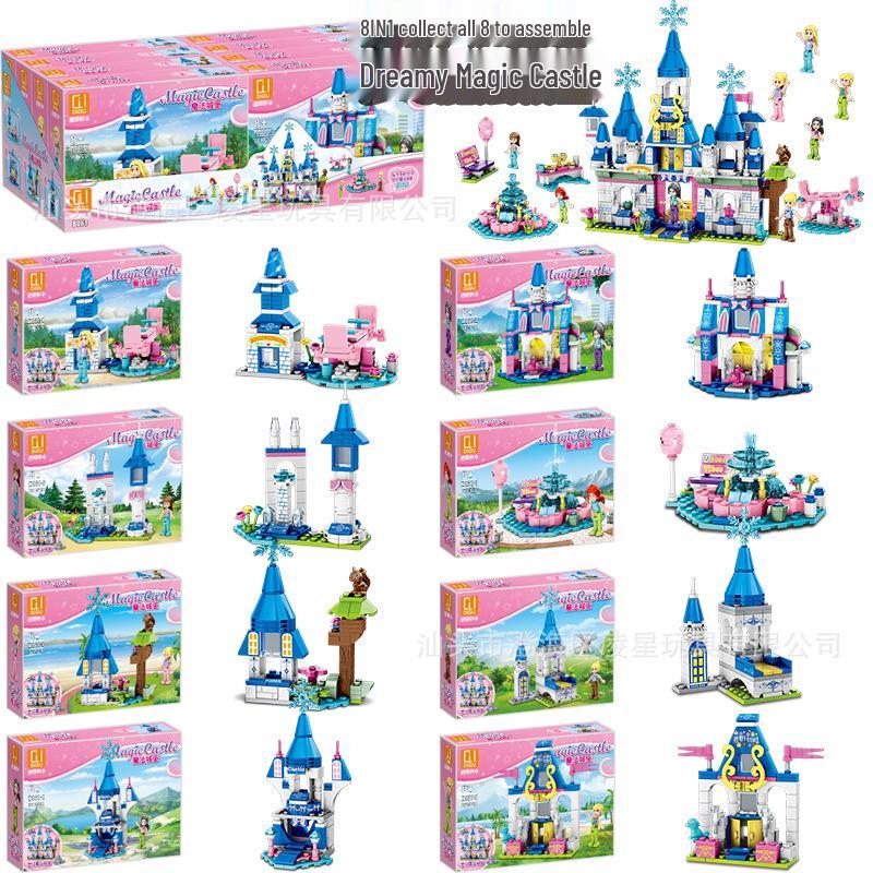 Nezha 2 Compatible Building Blocks: Educational Street Stall Toys for Kids