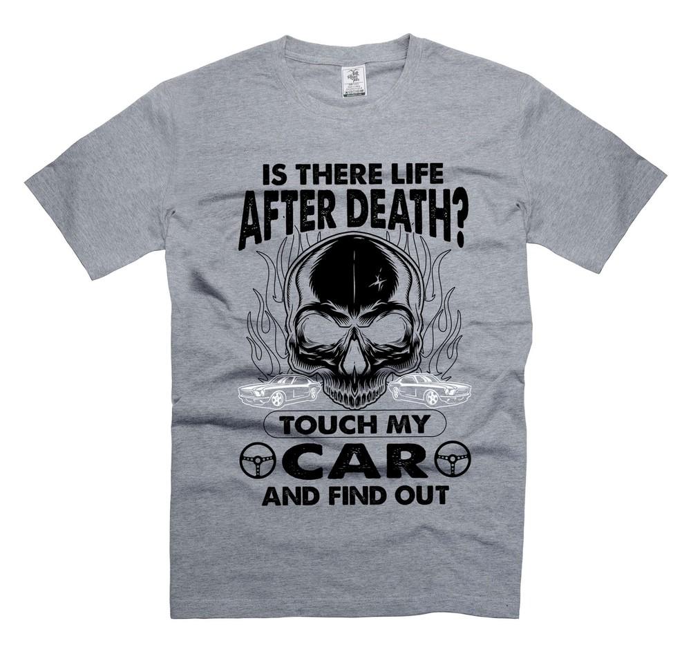 

Funny Touch My Car And Find Out Tee Shirt Car Guy Shirts Car Joke Funny Tee Unisex T-Shirt L