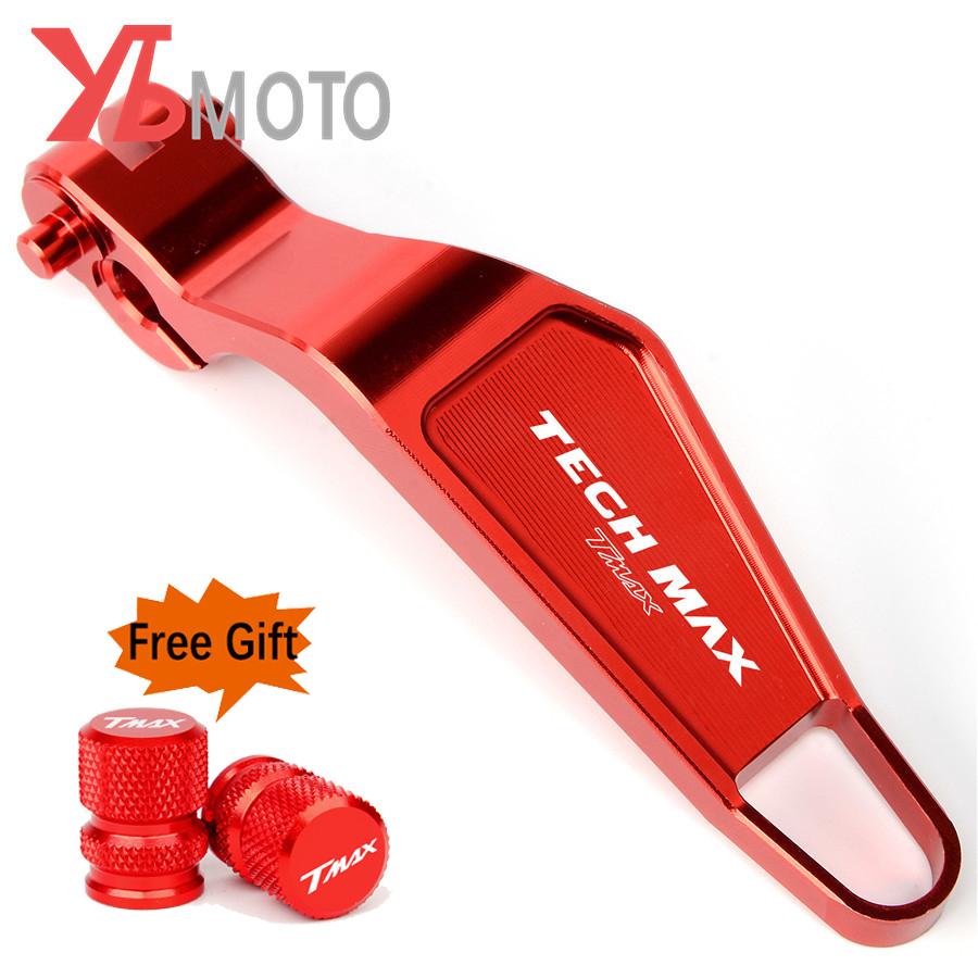 LOGO Tech Max TMAX Motocyklová hliníková páka ruční brzdy pro Yamaha TMAX 560 TMAX560 2022 2023