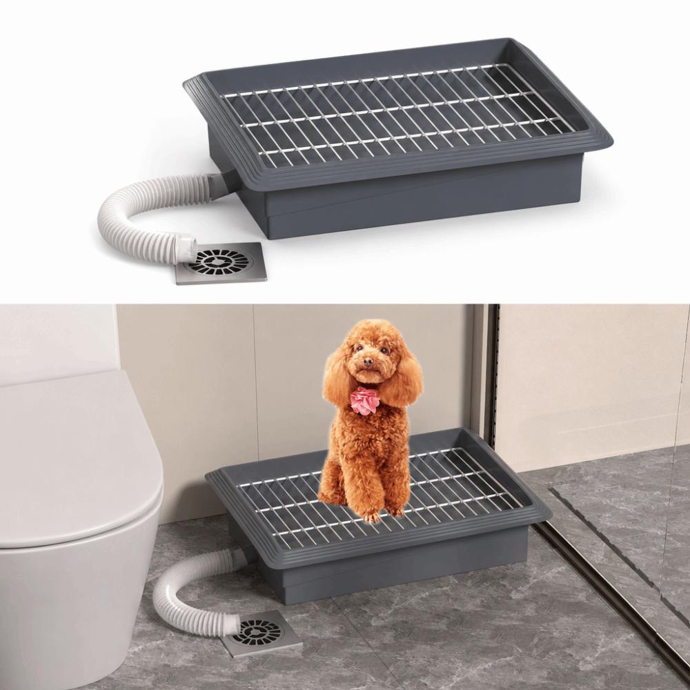 Splash-Proof Dog Training Potty Non-slip Dog Litter Box Easy To Clean Puppy Potty Tray Indoor