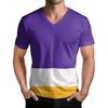 Men's Fashion Printed V-Neck Short Sleeve T-Shirt