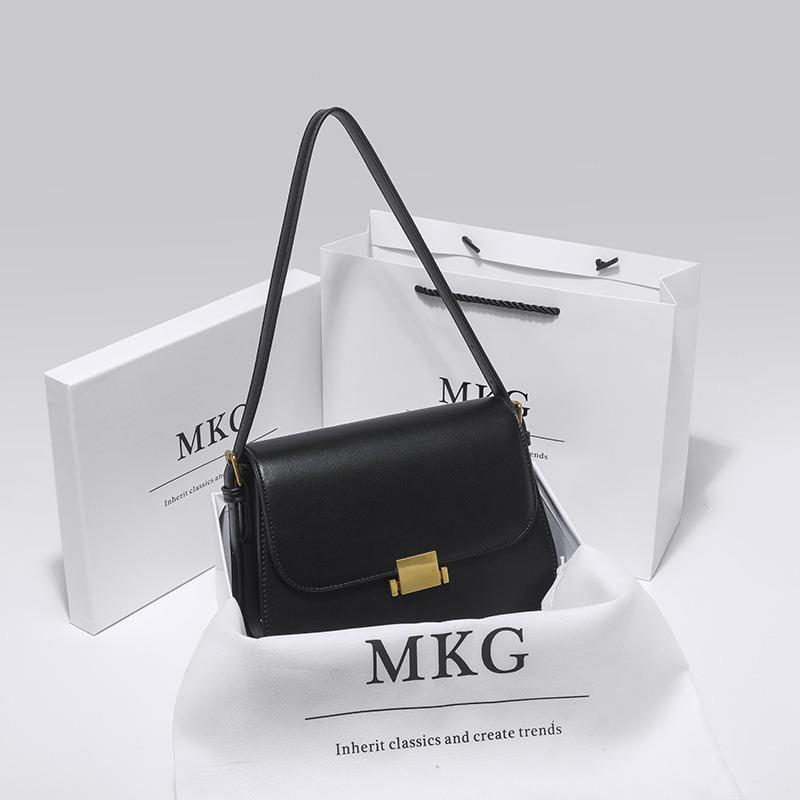 

Purchase genuine leather small square bag, new niche bag, high-end versatile messenger bag, underarm women s tofu bag