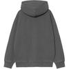Carhartt WIP Logo Hooded Long Sleeve Kangaroo Pocket Sweatshirt Men Sweatshirt Graphite I029963-87-GD