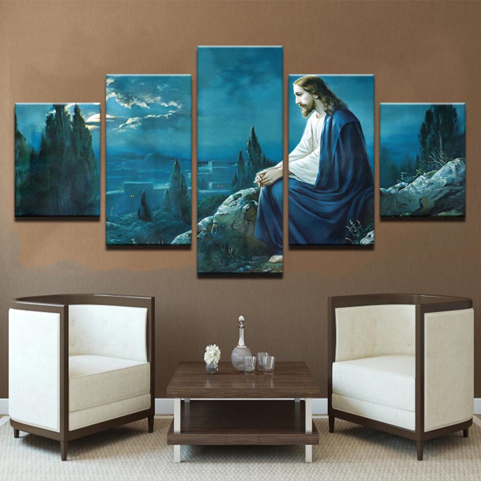 

5 Piece Canvas Wall Art Modern Artwork Canvas Panel Prints for Home Decor 20X35 20X45 20X55CM