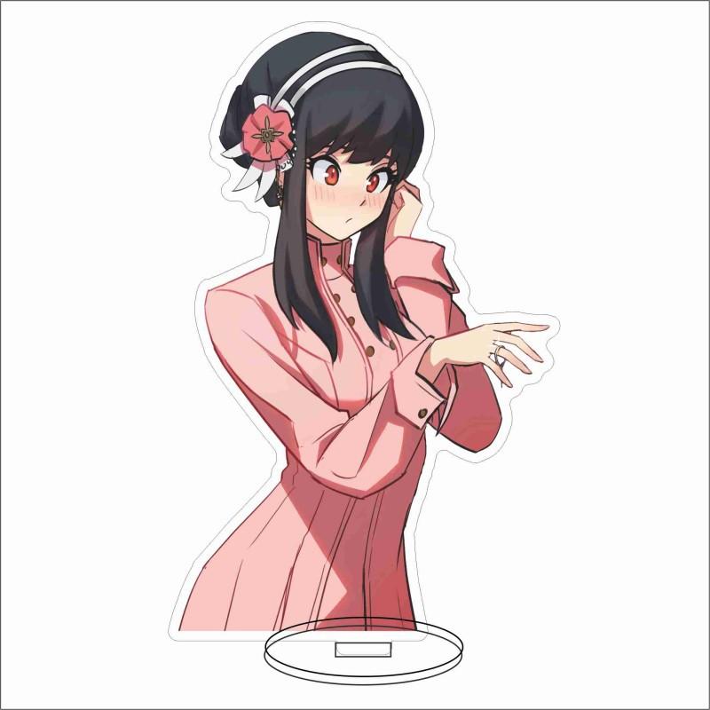 15CM SPY×FAMILY Anime Figure Yor Forger Cosplay Sexy Style Acrylic Stands Model Tabletop Decor Props Standing Sign Fans