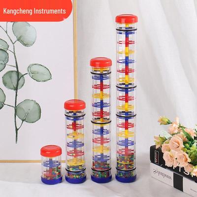 Plastic Rainstick Instrument for Parent-Child Interaction and Stage Performance Accompaniment.