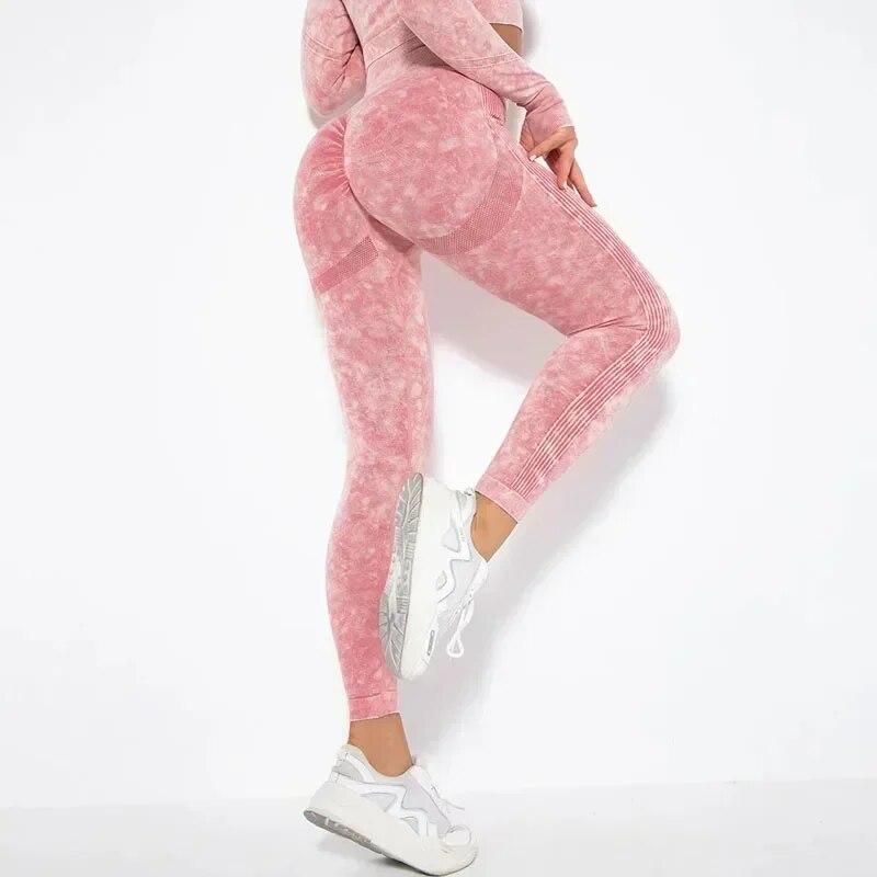 Fashion Seamless Knitted Sweat-releasing Yoga Pants Women Sexy Skinny High Strecth Lady Trousers Casual Sport Pants 30156