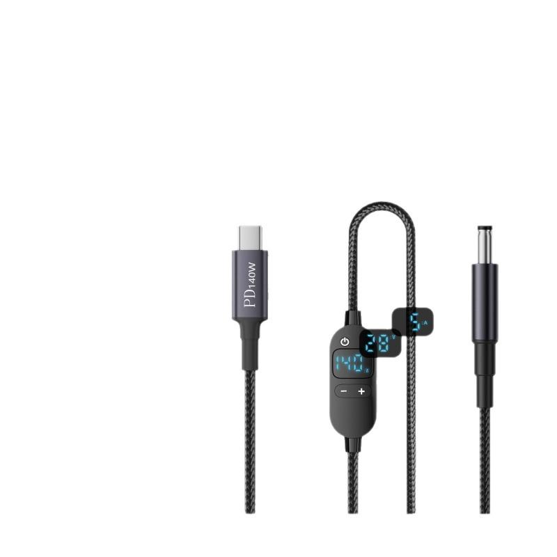 USB C Power Boost Kabel DC 5V 9V 12V 15V 20V 28V Boost-Wandler 8 Adapter Typ C auf DC Boost-Kabel für WLAN-Router Mini-Lüfter