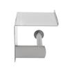 Toilet Paper Holder with Shelf 304 Stainless Steel Wall Mounted Phone Holder Rustproof for Bathroom