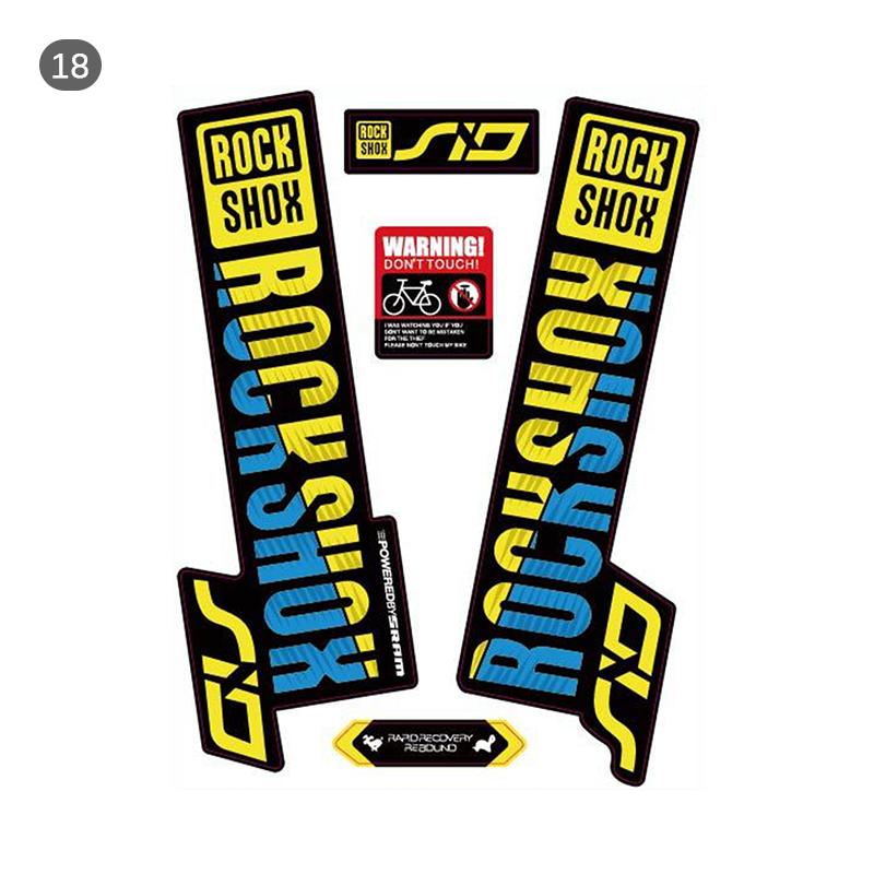 Rock Shox SID Front Fork Sticker Road Bike Race Accessories Decals NEW