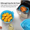 6Pcs Pizza Plate Air Fryer Accessories Cake Mold Air Fryer Lined Basket