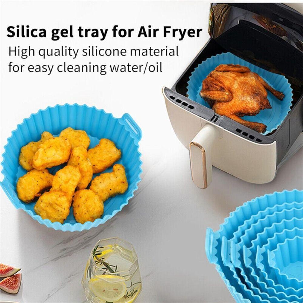 6Pcs Pizza Plate Air Fryer Accessories Cake Mold Air Fryer Lined Basket