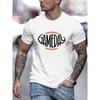 GAMEDA Print T Shirt, Tees For Men, Casual Short Sleeve T-shirt For Summer
