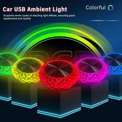 Auto USB Ambientebeleuchtung Mini LED Dekorative Atmosphärenlampen Für Auto Innenraum Umgebungslicht Computer Tragbares Licht Plug Play