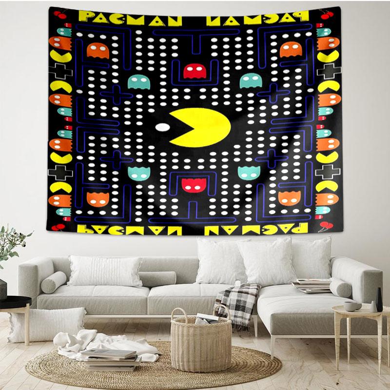 PAC Print Tapestry - Portable Wall Decor Cloth, for Home, Dorm, Travel, Bedroom, Living Room - Ideal Birthday Housewarming Gift
