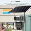 12MP IP Camera 4G SIM Outdoor Three Screens Panoramic View PTZ IP Camera AI Tracking Security Protection CCTV Video Surveillance