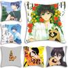 With You And The R-Rain Anime Pillow Case Fashion Square Pillowcase Bedroom Sofa Room Ins Decoration Leisure