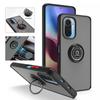 For Xiaomi Poco F3 Case Matte Shockproof Car Magnetic Stand Back Cover for PocoF3 Pocco Poko Little F 3 Armor Hard PC Ring Funda