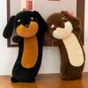 Cute Dachshund Long Pillow Sofa Pillow Plush Toy Girl Sleeping Doll Big Doll