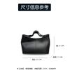 2025 Cross-border First-layer Cowhide Retro Large-capacity Magnetic Tote Bag Handbag Commuter Versatile Messenger Bag Bag Woman