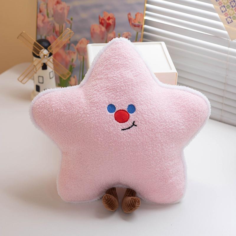 Lovely Cartoon Astral Series Colorful Plush Pillow Soft Comfy Sun Moon Star Throw Pillow Back Pillow Funny Pretty Home Decor