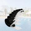 Buckles Pool Cover Roller Straps Nylon Plastic Solar Cover Reel 1 Set 178x2.5cm Accessory Attachment Black White