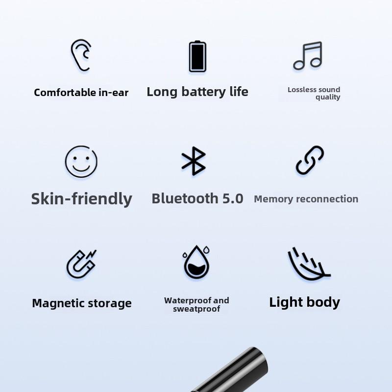 Gaming Touchscreen-Display Kabelloses Dual-Ohr-Bluetooth-Headset TWS5.0 Sport Ultra Lange Lebensdauer