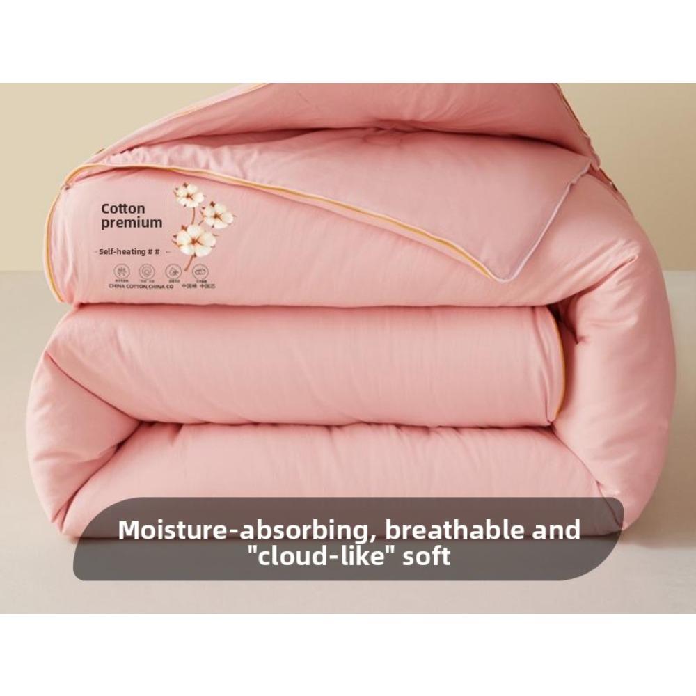Pure Cotton Zipper Style Quilt, Thickened Winter Quilt, All-cotton Quilt Core