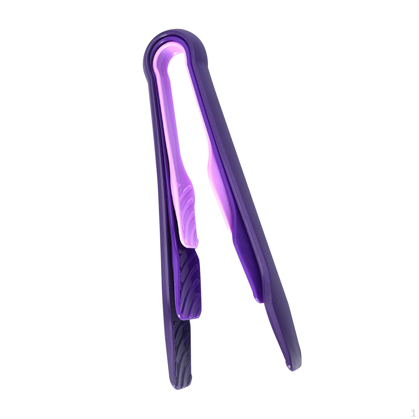 

Bread Clamp Serving Tong Kitchen Utensils Cake Food for Tools Store Dining Room фіолетовий