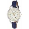 Arias Amalfidia Analog Watch, Waterproof, Leather Strap, White Dial, WW20024A-149, Women's, Blue