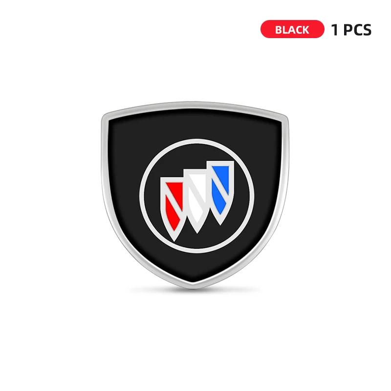 1/2pcs 3D Metal Shield Emblem Car Window Body Side Badge Stickers For Buick Envision Excelle GT LaCrosse Royaum Envista GL8 GL6