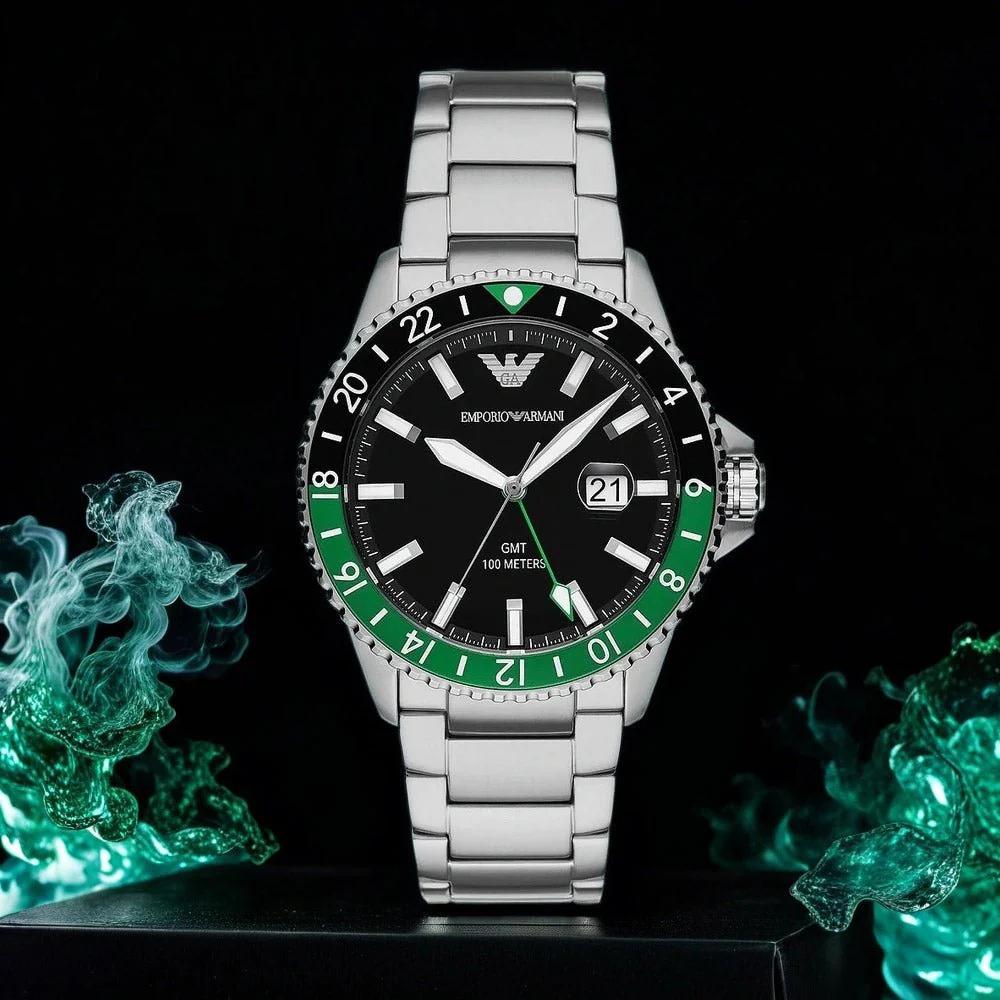 HERRENUHR EMPORIO ARMANI AR11589 - Diver GMT (zi112a)