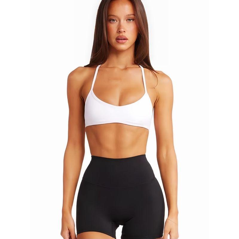 2025 Summer New Yoga Wear with Chest Pad Halterneck Sexy Women's Sports Bra Fitness Vest Beauty Back Underwear Quick-Drying