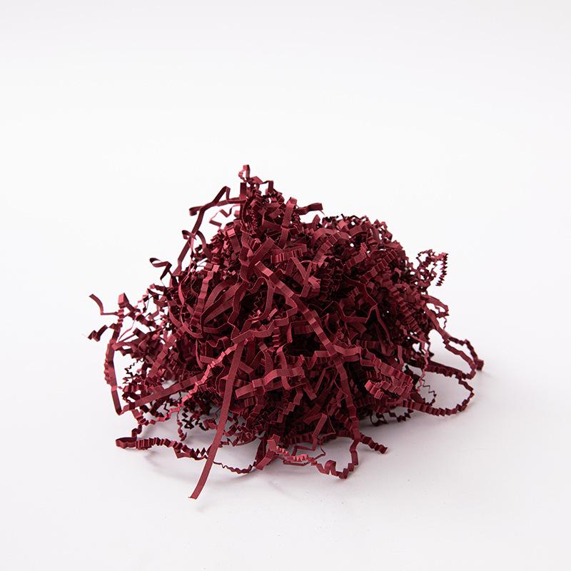 High-End Raffia Gift Box Filler - Shockproof Crepe Paper Shredded for Fruit & Wine Packaging