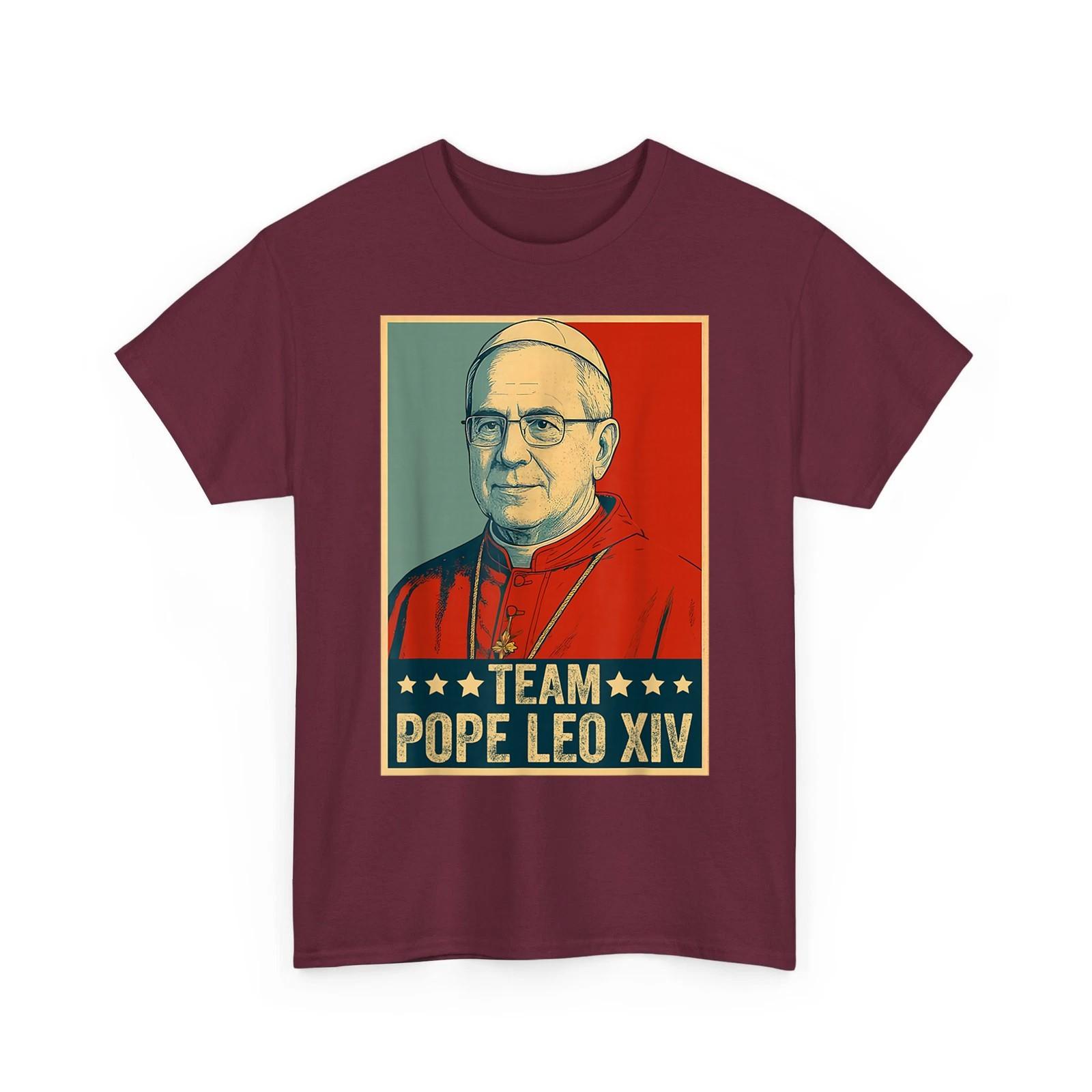 Team Pope Leo XIV Unisex T-Shirt S разноцветный