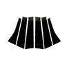 6 Pezzi Coperture Adesive per Montanti Finestrini Portiere Auto Per Mitsubishi Outlander 2013 2014 2015 2016 2017 2018 2019 2020