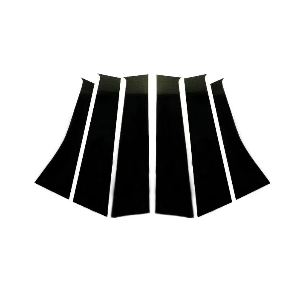 6 Pezzi Coperture Adesive per Montanti Finestrini Portiere Auto Per Mitsubishi Outlander 2013 2014 2015 2016 2017 2018 2019 2020