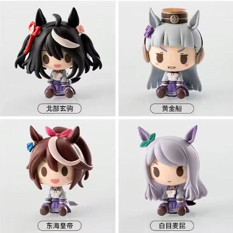 MINI Action Figures PrettyDerby GoldShip Cute Chassis Desktop Ornaments Decorations Statue Model Kit Surprise Otaku Toys Gifts