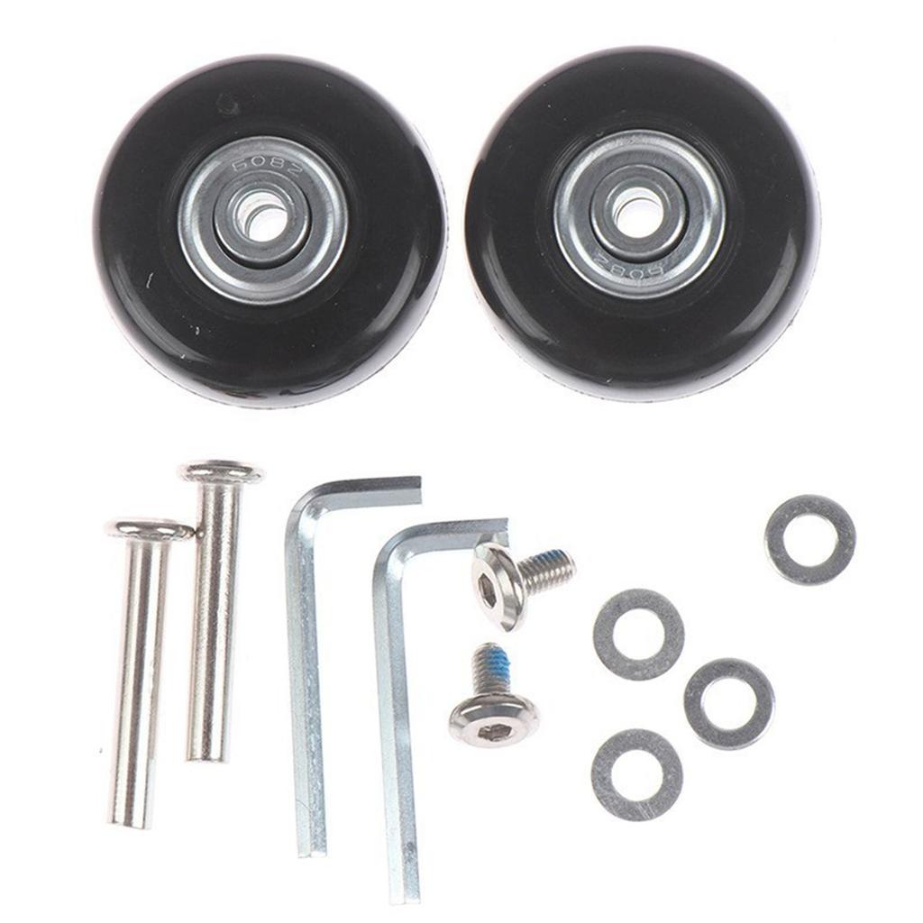Luggage Replacement Wheels Silent Designs Easy Installation Suitcase Repair Wheel Easy to Use for Frequent Travelers