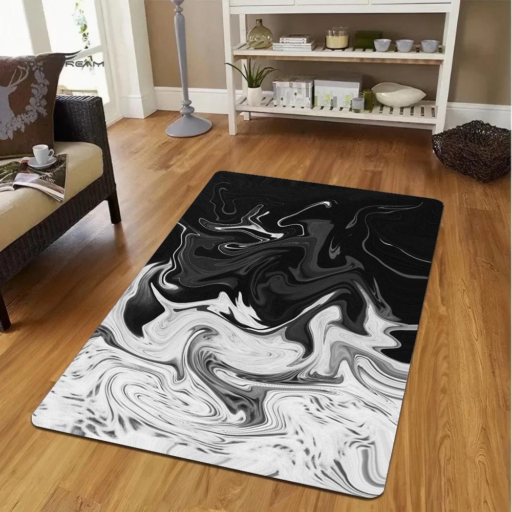 Simple Carpet Cartoon Living Room Bedroom Kitchen Sofa Table Balcony Rug Non-slip Washable Mat Exquisite Home Ornaments