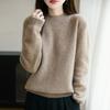 Women Sweater 100% Wool MODERN NEW SAGA O-neck Knit Pullover Thick Winter Jumpers Female Knit Tops