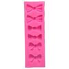 3D Handmade Silicone Molds Bow-shaped Cake Mold Chocolate Clay Flip Sugar Decoration Plastic Cookies Small Tools Accessories